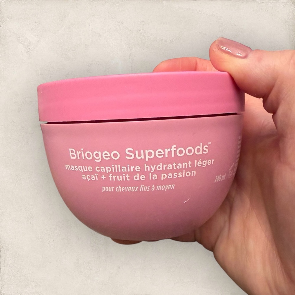 Briogeo Superfoods Pink Hair Mask!